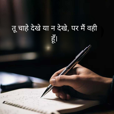 तू चाहे देखे या न देखे, पर मैं वही
हूँ।