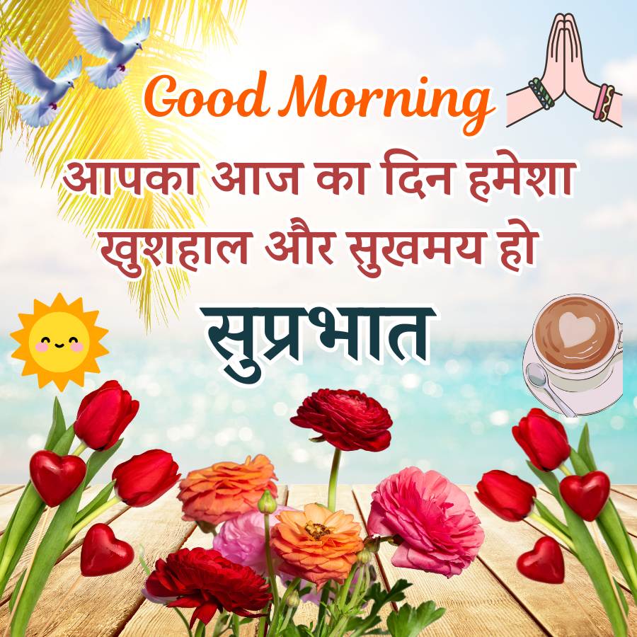 Good Morning
आपका आज का दिन हमेशा
खुशहाल और सुखमय हो
सुप्रभात