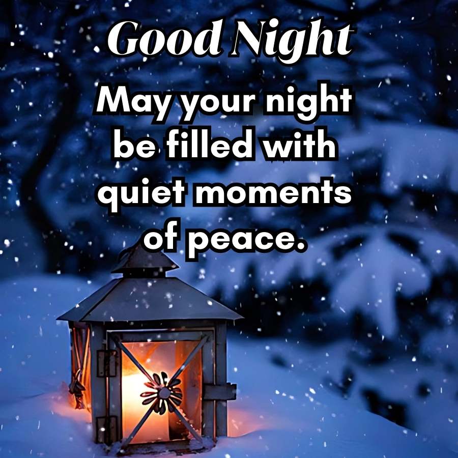 Good Night
May your night
be filled with
quiet moments
of peace.