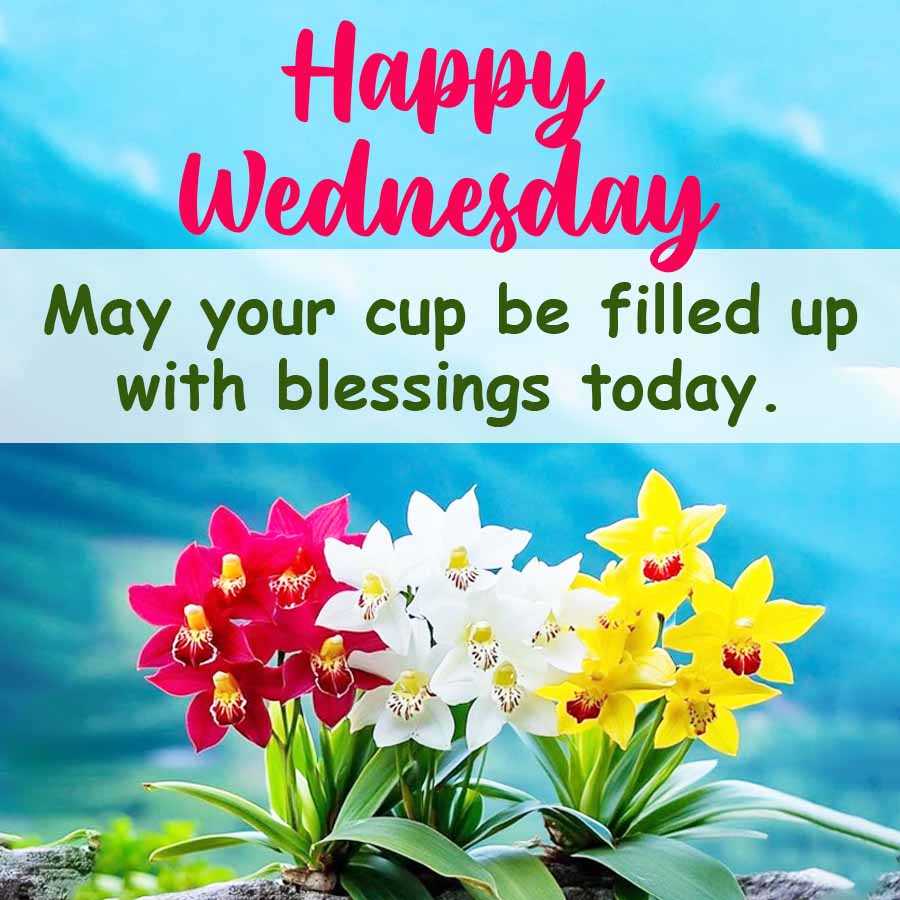 Happy
Wednesday
May your cup be filled up
with blessings today.