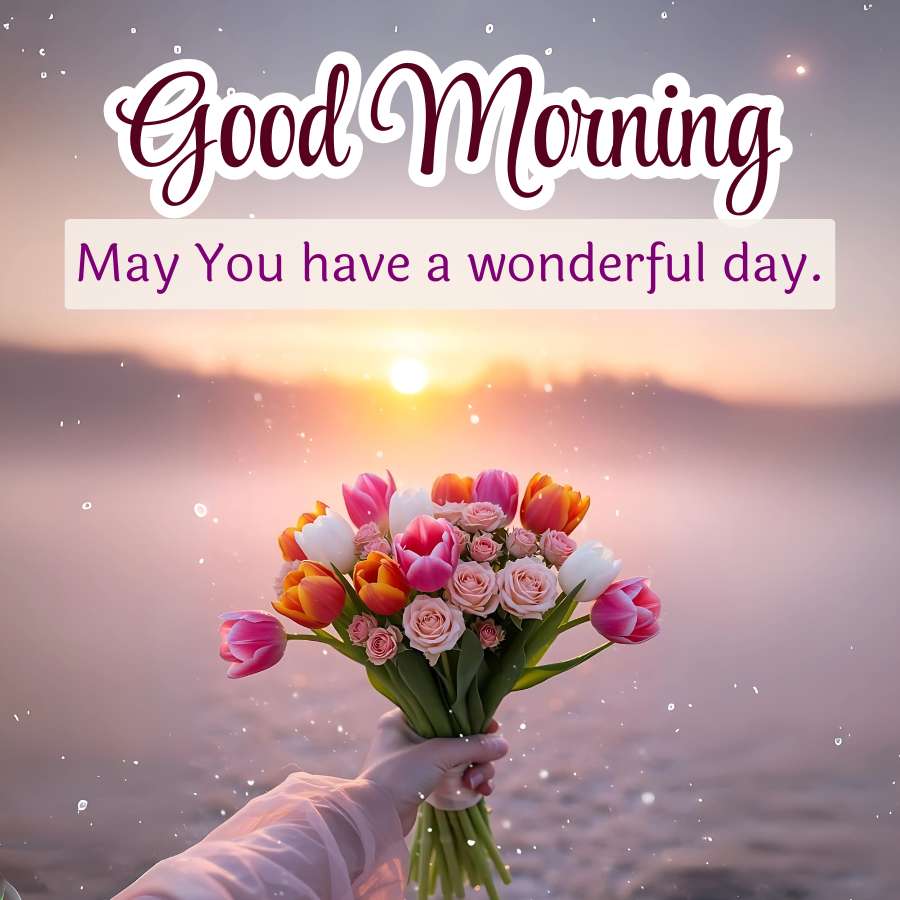 Good Morning
May You have a wonderful day.
