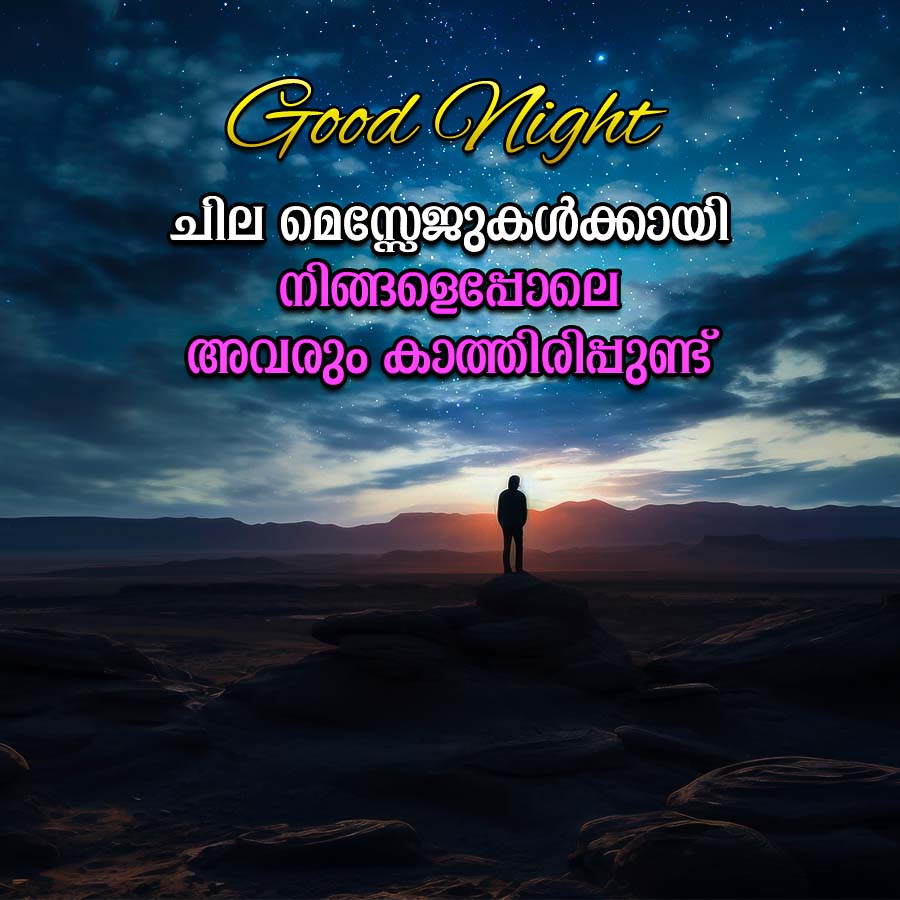 Good Night
ചില മെസ്സേജുകൾക്കായി
നിങ്ങളെപ്പോലെ
അവരും കാത്തിരിപ്പുണ്ട്