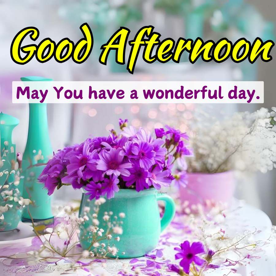 Good Afternoon
May You have a wonderful day.
feare
