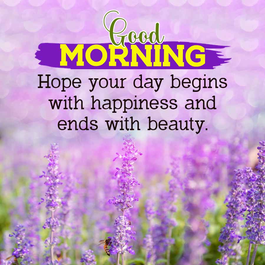 Good
MORNING
Hope your day begins
with happiness and
ends with beauty.
