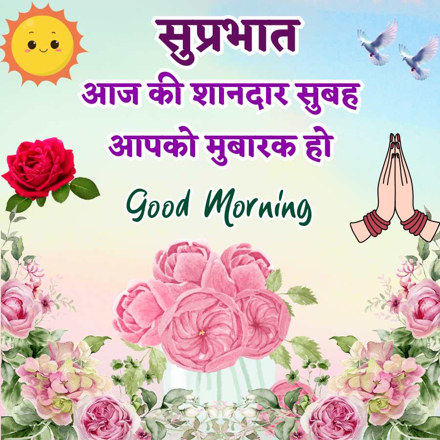 सुप्रभात
आज की शानदार सुबह
आपको मुबारक हो
Good Morning