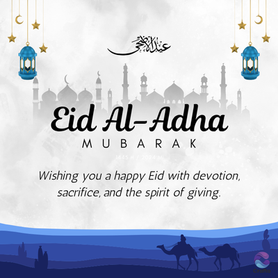 Eid Al-Adha
MUBARAK
1445
Wishing you a happy Eid with devotion,
sacrifice, and the spirit of giving.
Crafto