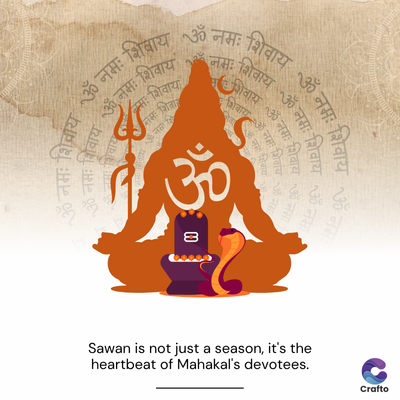 नमः
'शिवाय'
शिवाय ॐ नमः शिवाय
नमः शिवाय
ॐ नमः
शिवाज
नमः
ॐ नमः
: शिवाय
ॐ नमः
hibit
शिवाय
30
B
ॐ नमः शिवाय
शिवाय
शिवास
ॐ नमः
नमः
: शिवाय ॐ नमः
शिवाय ॐ नमः
शिवायॐ नमः
ॐ नमः
ॐ
ॐ नमः शिवायः
शिवाय
ॐॐ नमः
Sawan is not just a season, it's the
heartbeat of Mahakal's devotees.
Crafto